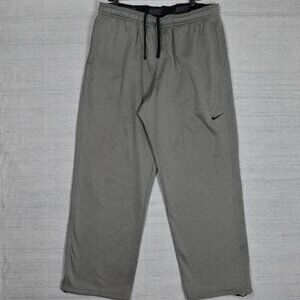 Nike Therma Fit Fleece Lined Drawstring Elastic Waist Grey Joggers Sweatpants 3X